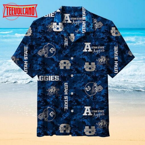 Utah State University football Hawaiian shirt