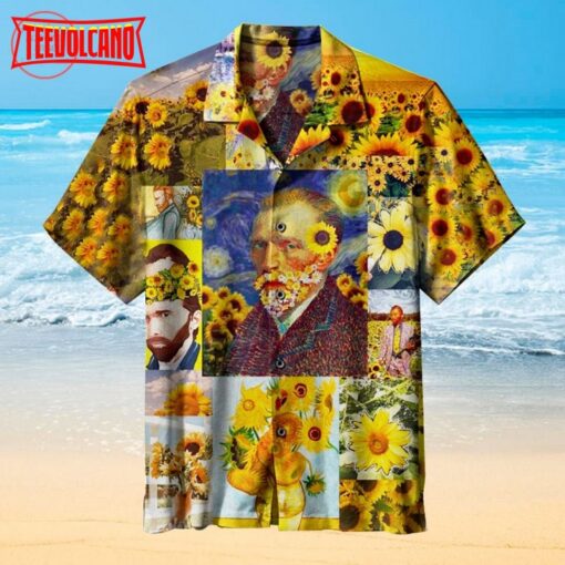 Van Gogh Sunflower Hawaiian Shirts