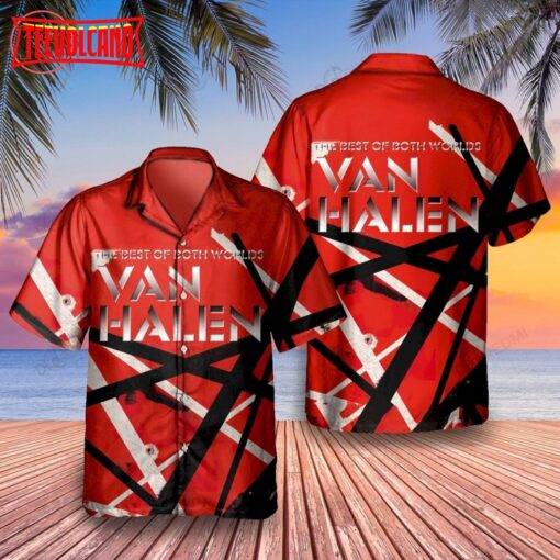 Van Halen Band The Best Of Both Worlds Hawaiian Shirt