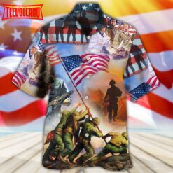 Veteran USA Veteran Proud Hawaiian Shirt