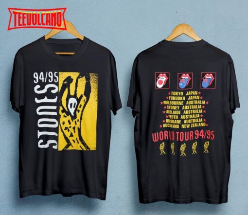 Vintage 90s Double Side The Rolling Stones 1994-95 Voodoo Lounge Tour Shirt