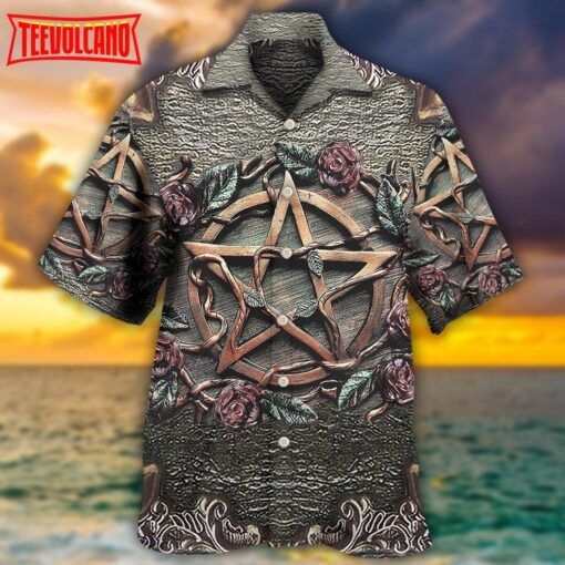 Wicca Halloween Amazing Mystical Witch Hawaiian Shirt