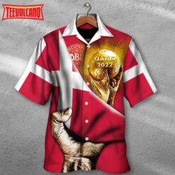 World Cup Qatar 2022 Denmark Will Be The Champion Flag Hawaiian Shirt