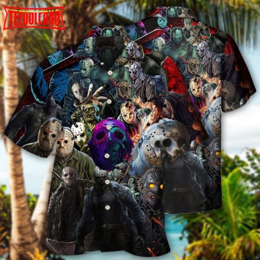 Zombie Seiral Killers Jason Hawaiian Shirt