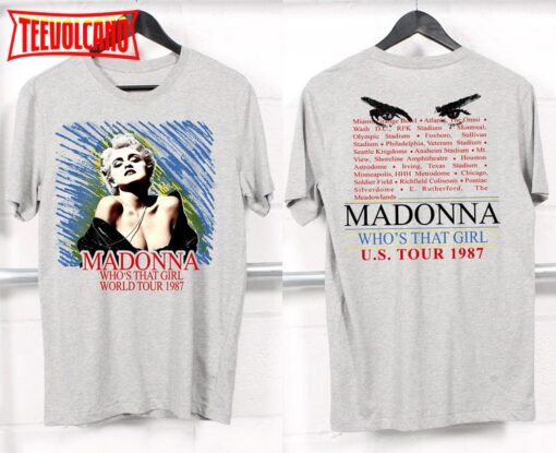 1987 Madonna Who’s That Girl World Tour 1987 T-Shirt