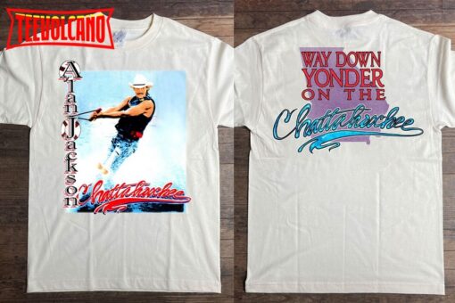 1992 Alan Jackson Way Down Yonder On The Chattahoochee T-Shirt