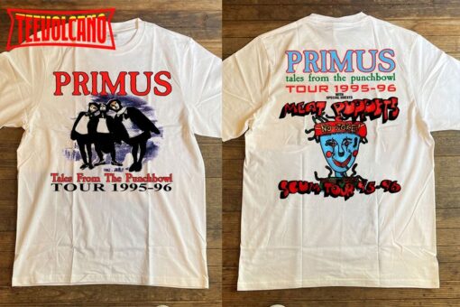 1996 PRIMUS Tales From The Punchbowl Tour 1995-96 T-Shirt