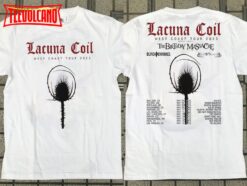 2023 Lacuna Coil Shirt West Coast Tour T-Shirt