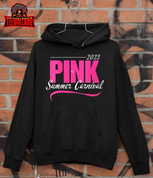 2023 Pink Summer Carnival V-Neck T-Shirt