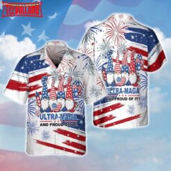 3D Full Print Ultra Maga And Proud Of It Hawaiian Shirt For Independence’S Day
