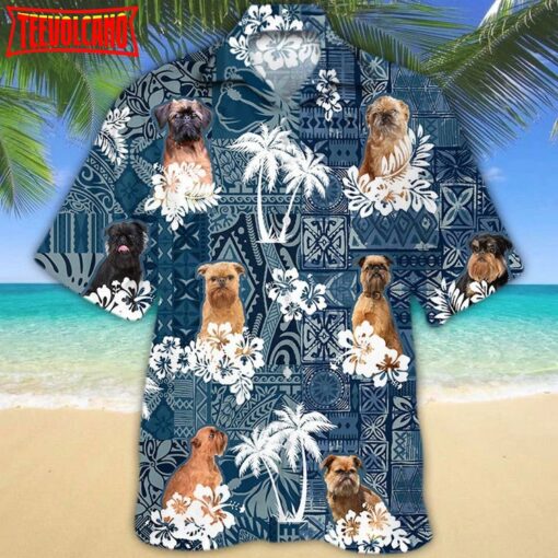 3D Full Printed Dog In Hawaiian Beach Shirts, Hawaii Aloha Summer Shirts For Dog Lover