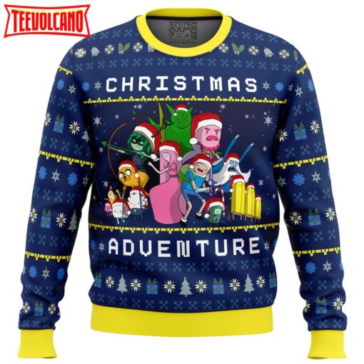 Adventure Time Christmas Quest Ugly Christmas Sweater