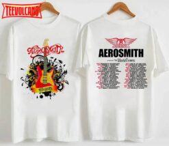 Aerosmith 2023-2024 Peace Out Farewell Tour with The Black Crowes 2 side Shirt