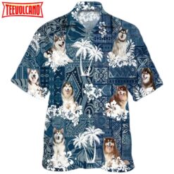 Alaskan Hawaiian Shirt 3D Full Printed Dog Hawaiian Shirts For Travel Summer