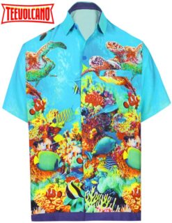 Aloha Hawaiian Shirt Short Sleeve Button Down Beach Party