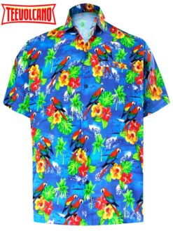 Aloha Hawaiian Shirt Short Sleeve Button Down Casual Beach Party Printed shirt