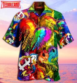 Amazing Colorful Lgbt Pride Hawaiian Shirt, Gbt Love Wins Pride Month Hawaiian Shirt