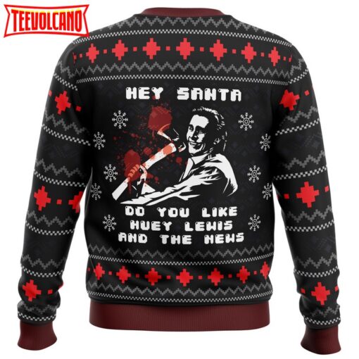 American Santa American Psycho Ugly Christmas Sweater