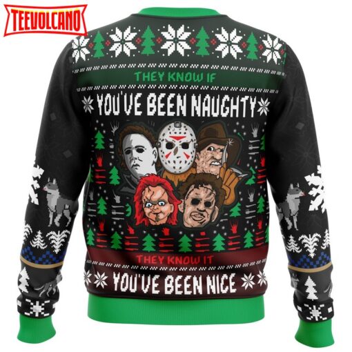 An Ugly Slasher Horror Movie Ugly Christmas Sweater