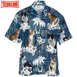 Arabian Mau Hawaiian Shirt For Cat Lovers, Summer Aloha Beach Shirts, Cat Hawaiian Shirt