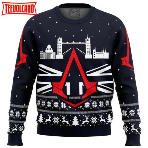 Assassins Creed London Bridge Ugly Christmas Sweater