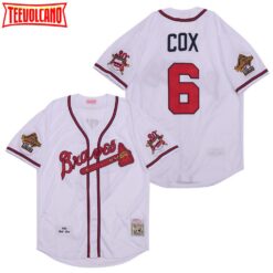 Atlanta Braves Bobby Cox White 1995 Throwback Jersey