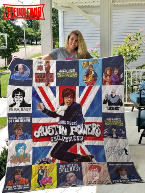 Austin Powers For Fans 3D Quilt Blanket