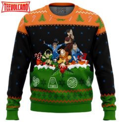 Avatar the Last Airbender On the Chimney Top Ugly Christmas Sweater