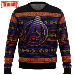 Avengers Logo Ugly Christmas Sweater