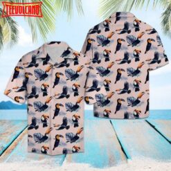 Awesome Toucan Hawaiian Shirt, Hawaii Shirt For Men, Short Sleeves Beach Shirt