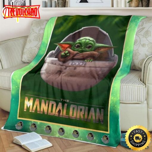 Baby Yoda The Mandalorian Star Wars Best Seller Fleece Blanket