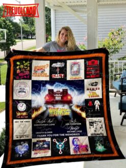 Back To The Future 3D Customized Quilt Blanket