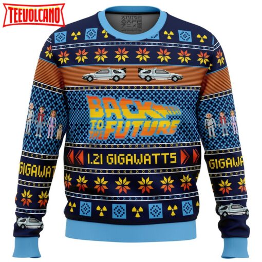 Back To The Future Ugly Christmas Sweater