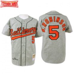 Baltimore Orioles Brooks Robinson Gray 1966 Throwback Jersey