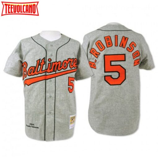 Baltimore Orioles Brooks Robinson Gray 1966 Throwback Jersey