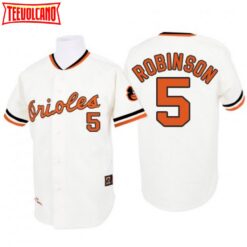 Baltimore Orioles Brooks Robinson White 1970 Throwback Jersey