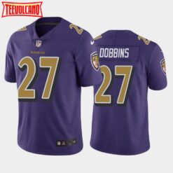 Baltimore Ravens JK Dobbins Color Rush Purple Limited Jersey