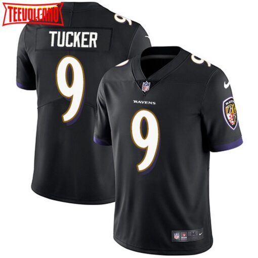 Baltimore Ravens Justin Tucker Black Limited Jersey