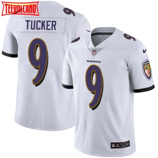 Baltimore Ravens Justin Tucker White Limited Jersey