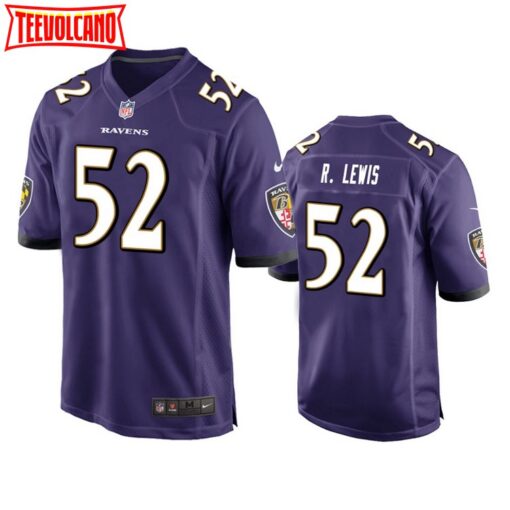 Baltimore Ravens Ray Lewis Purple Limited Jersey