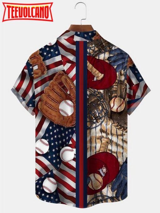 Baseball Men Hawaiian Shirt, Shirt For Baseball Players, Baseball Lovers Hawaiian Shirt