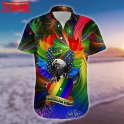 Beach Shirt Hawaii Shirt Lgbt American Pride, Aloha Shirt, Gay Hawaiian Shirts