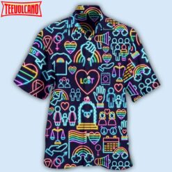 Beach Shirt Lgbt Pride Hawaiian Shirt, Pride Hawaiian Shirt, Gay Hawaiian Shirts