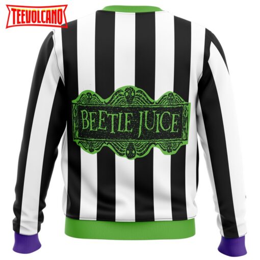 Beetle Juice Ugly Christmas Sweater