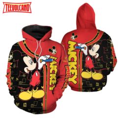 Beloved Iconic Character Mickey Mouse 3D Hoodie, Animated Superstar Mouse 3D Shirt