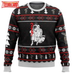 Berserk Guts and Casca Ugly Christmas Sweater