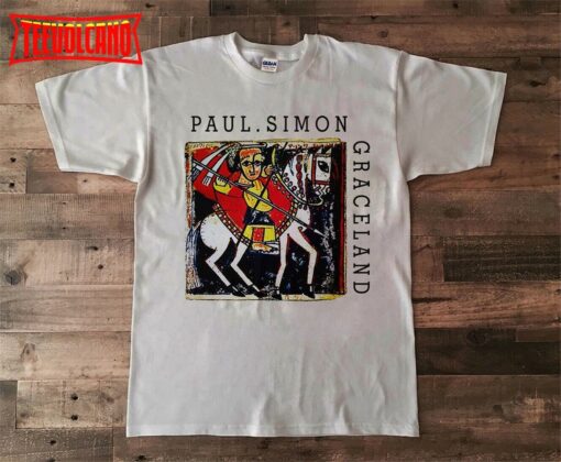 Best Popular Shirt 80s 1987 Paul Simon Graceland Tour Concert Australian T-shirt