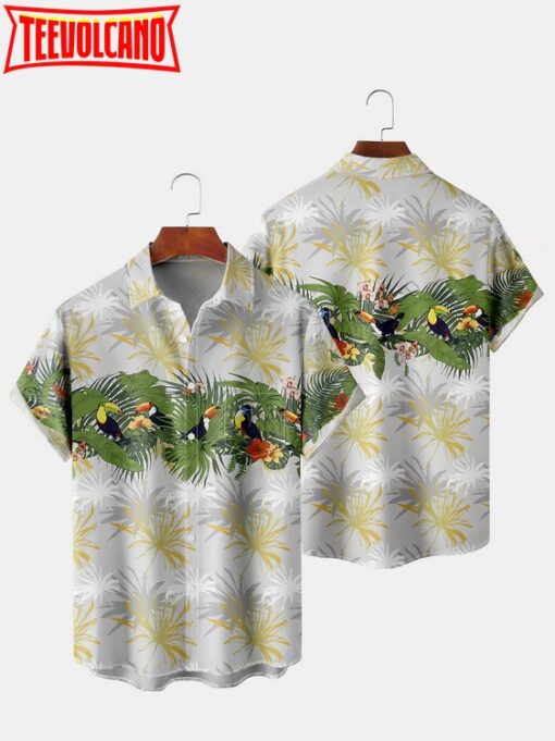 Bird Hawaiian Shirt, Bird Lovers Shirt, Aloha Shirt, Beach Hawaii Shirt