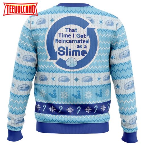 Blue Christmas That time I got reincarnated as a slime Christmas Sweater