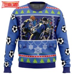 Blue Lock Ugly Christmas Sweater